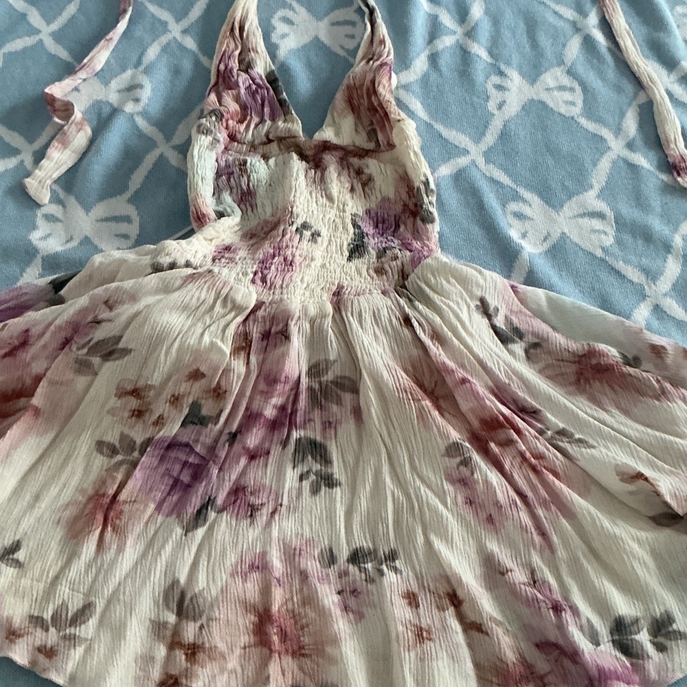 Floral Halter Dress